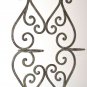 Tuscan Scrollwork Wrought Iron Candle Wall Sconce