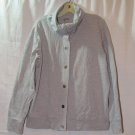 Style&co. Sport Sweatshirt Sweater Knit Zipper & Snap Front Closure Jacket S: XL