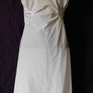 Vintage Barbizon Tafredda Form Fit White Full Slip Scallop Lace Trim Size: 38
