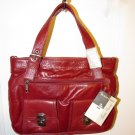 Vintage Lucien Piccard Color: Chili Pepper Leather Handbag/Purse
