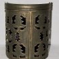 Foreside Pine Tree Metal Handle Decorative Basket Rustic Finish Multifunctional