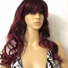 New Super Star Hair Beauty Long Blended Color Full Wig Straight Wavy Synthetic