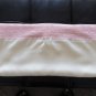 TWIN Size Bedspread Coverlet Blanket Soft Yellow with Lace Trim
