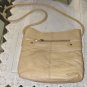 Journee Collection Beige Leather Lined Cross-Body Bag