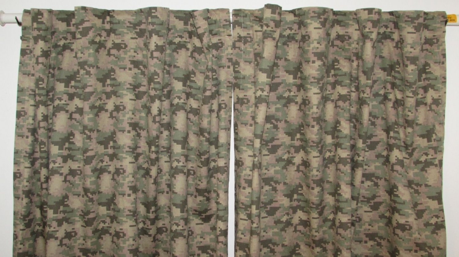 Your Zone Energy Saving Camouflage/Camo Window Curtain/Panel, 40" x 80"
