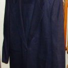 Vintage Koret Dress/Business Navy Blue Merino Wool Skirt Suit Size: 14