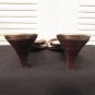 Calvin Klein Bronze Metallic Slip On Sandals w/Trinkets on Vamp Size: 9
