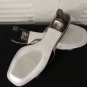 Calvin Klein Bronze Metallic Slip On Sandals w/Trinkets on Vamp Size: 9