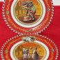 Restoration Hardware Circus Tin Plates (Set of 2) Elephant & Clown Kangaroo