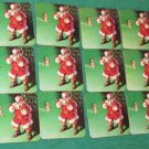 Lot of 12 Coasters Santa Claus Dog Coca-Cola - Holiday Decor