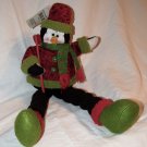Christmas by Oscar Stuffed Penguin 24" Sitting Figure with Long Legs
