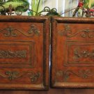 UTCO Square Bird Embossed Metal Wall Panel Set of 2 Rustic/Primitive