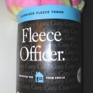 New Joe Boxer Oversized Fleece Officer Fleece Throw Multi-Color Size: 50"x70"