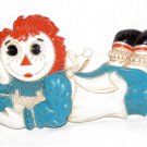 Vintage Raggedy Ann Wall Decor Wall Hanging Wall Plaque c 1977