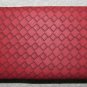 Ashburn Classic Smartphone Metal Hinge Clutch/Wallet/Wristlet Case Textured Red