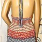 Multi Color Printed Halter Tie Maxi Dress by New Look Size: 10 US/12 UK