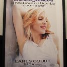 Madonna Orig. Rare Framed Poster "Drowned World Tour 2001" Mint Condition