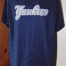 Stitches Athletic Gear Men's Navy New York Yankees Short Sleeve T-Shirt Size: L