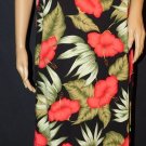 Island Breeze Women's Multi-Color Tropical Floral Print Dress Size: XL