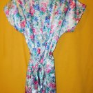 Women's Floral Print Polyester Robe by Pink Size: M