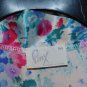 Women's Floral Print Polyester Robe by Pink Size: M