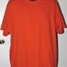 St John's Bay 1650 Men’s Solid Orange Basic T-Shirt Short Sleeve Size: XL