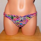 Sunset Multi-Color RUCHED BACK BOTTOM Size: L