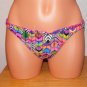 Sunset Multi-Color RUCHED BACK BOTTOM Size: L