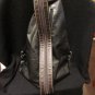 Chateau Black Backpack style Handbag/Faux Leather