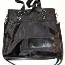 Ambition Black Logo Tote Shoulder Messenger Bag - Nylon Large