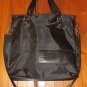 Ambition Black Logo Tote Shoulder Messenger Bag - Nylon Large