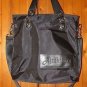 Ambition Black Logo Tote Shoulder Messenger Bag - Nylon Large
