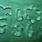 12 Holiday Christmas Theme Assorted Tin Vintage Cookie Cutters