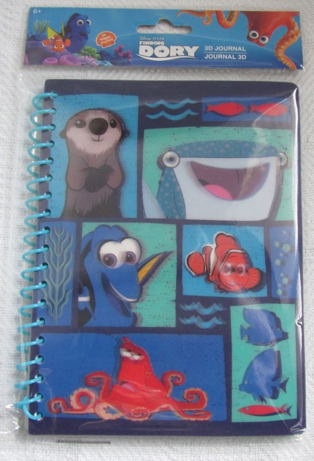 Disney Finding Dory 3D Cover Spiral Bound Journal