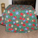 Holiday 59" x 102" Oblong Tablecloth Christmas Tree