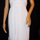 Lucky Brand White Embroidered Halter Dress Size: XL