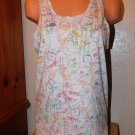 On the Byas Men's/Women's Multi-Color Print Tank Top  Size: S Unisex
