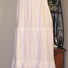 Old Navy Women's White Tiered Sundress Summer Beach Dress Size: 4