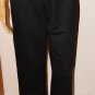 Needle & Threads Women's Gold Grommet-Detail Elastic Waist Black Pants Size: M