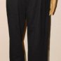 Needle & Threads Women's Gold Grommet-Detail Elastic Waist Black Pants Size: M