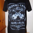 Zion Rootswear Black Johnny Cash Man In Black T-Shirt Short Sleeve Size: XL