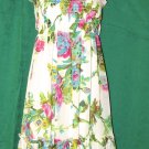 Chesley Dress Sheer Chifon Shell Full Lining Floral Pattern Jr Size