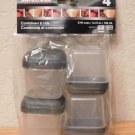 SureFresh Reusable BPA Free 3.6 fl oz Cups Food Storage Containers & Lids 4-Pack