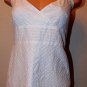 GAP White Pintuck Halter Tie Cotton V-Neck SUMMER Top Size: M