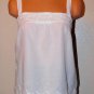 American Eagle White Lace Summer Top Adjustable Straps Size: 14