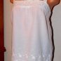American Eagle White Lace Summer Top Adjustable Straps Size: 14