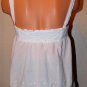 American Eagle White Lace Summer Top Adjustable Straps Size: 14