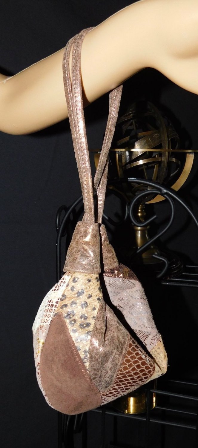 Luis Alexander Leather Cookie Handbag