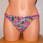 Sunset Multi-Color RUCHED BACK BIKINI BOTTOM Size: L