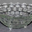 Indiana Glass Whitehall Clear Pattern Footed Bowl 10" Round